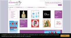 Desktop Screenshot of echantillonu.com